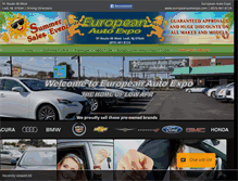 Tablet Screenshot of europeanautoexpo.com